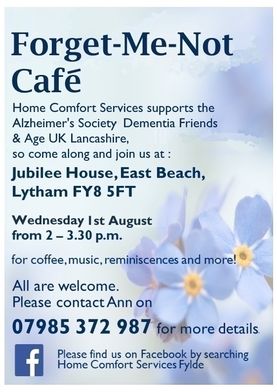 August Forget-Me-Not cafe, Lytham