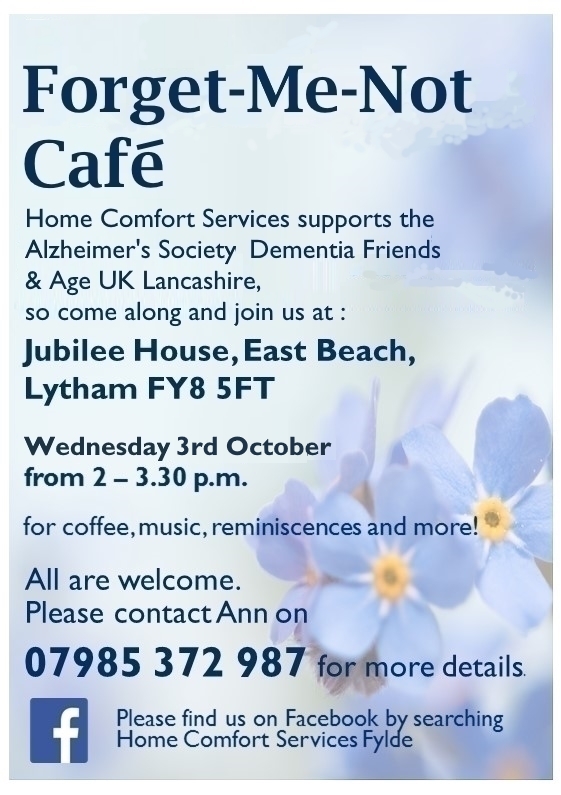 October Forget-Me-Not cafe, Lytham