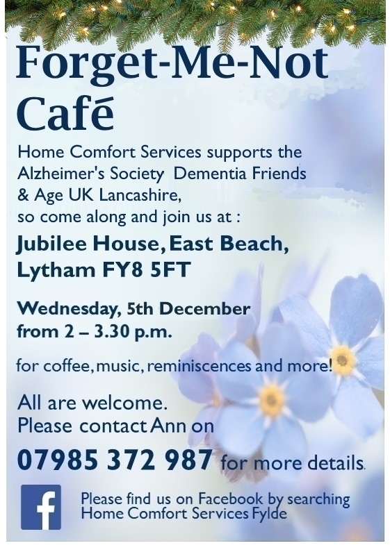 December's Festive Forget-Me-Not Cafe